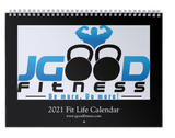 JGood Fitness 2021 Wall Calendar